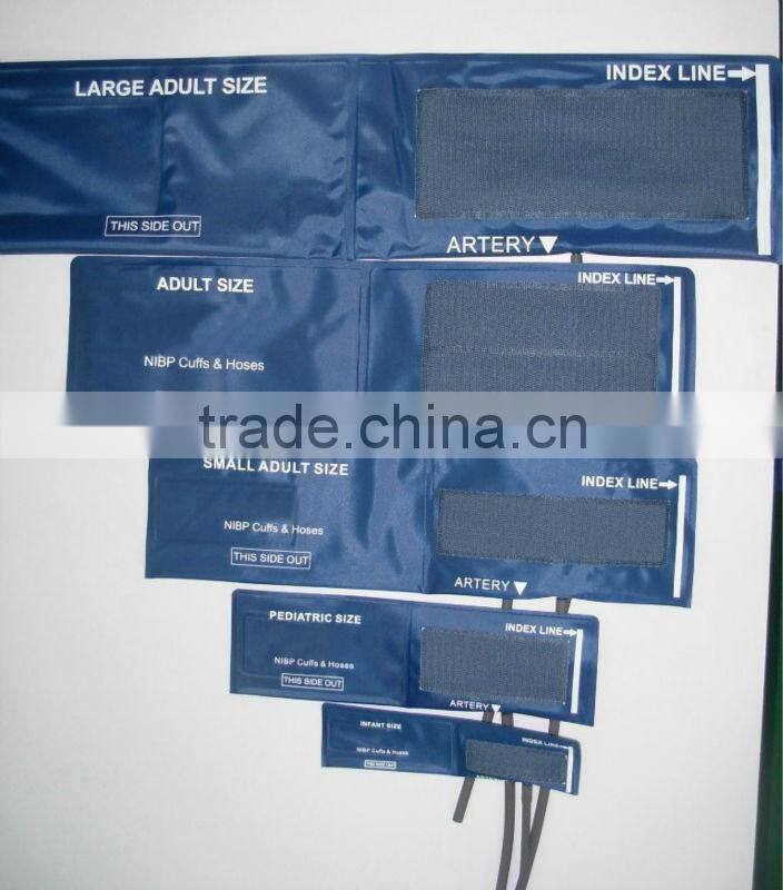 Reusable blood pressure cuff, Bladderless, (Latex-free)