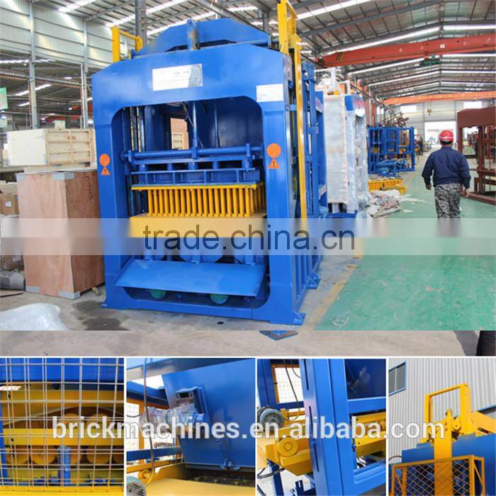 automatic cement block moulding machine QT10-15 house plans how to make bricks at home cement factories in egypt