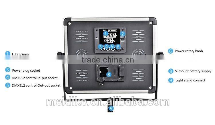 video shooting led light with super power 200w LED studio light pressional for video