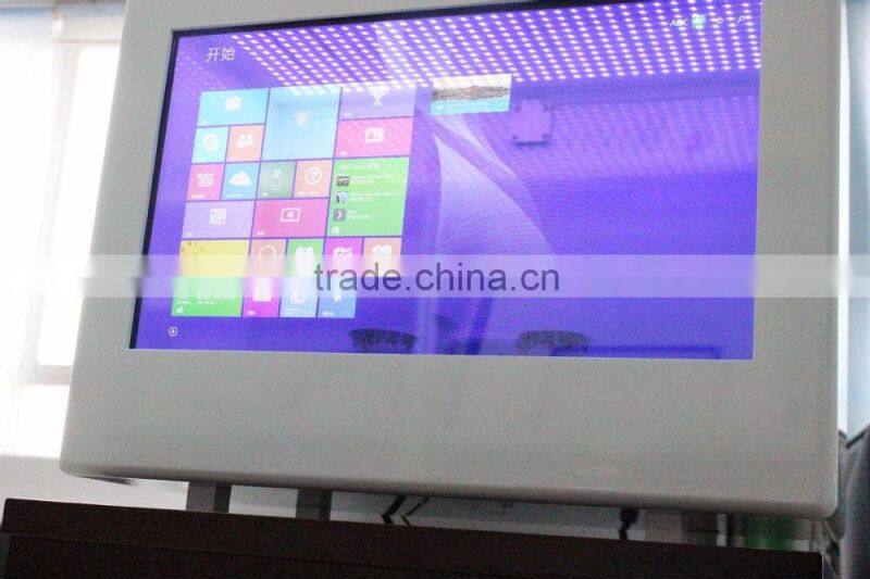 transparent LCD showcase box | touch showcase display