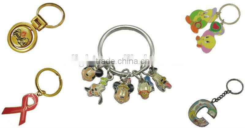 Hot Selling Custom Made Souvenir Customized Guitar Metal Keychain