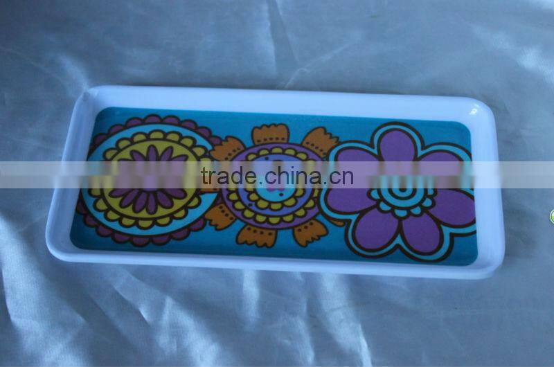 9 inch small rectangular melamine tray