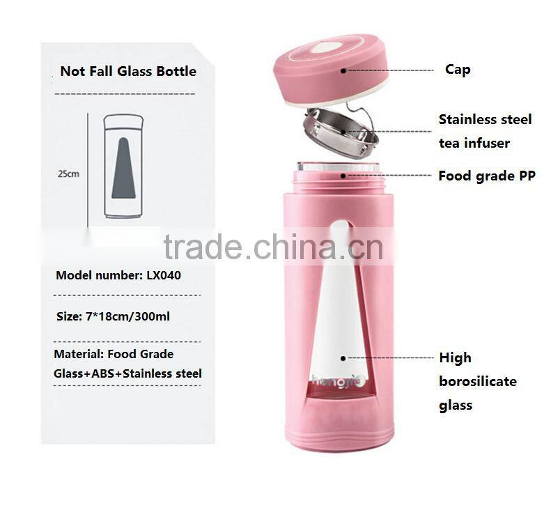 Amzing creative design suction tea bottle no BPA