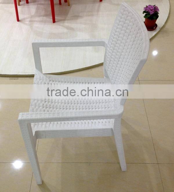 High quality armrest PP weave outdoor chair ,HYH-307