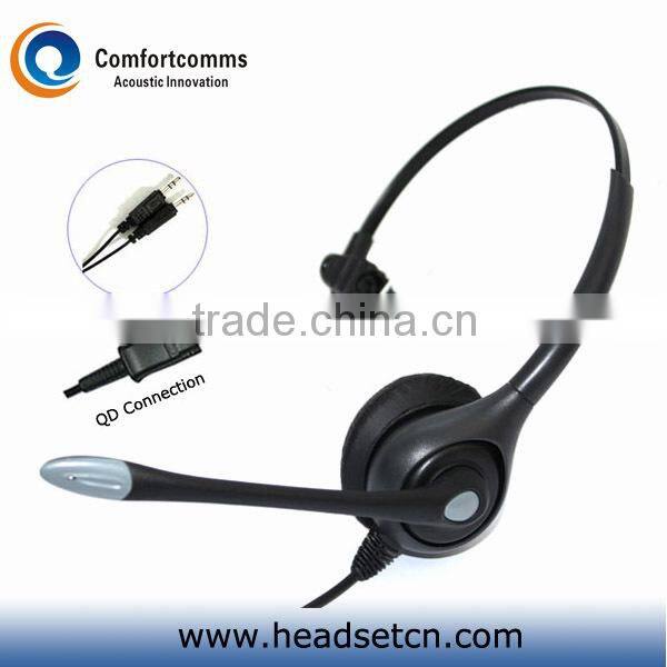 High quality noise cancelling call center headphone for computer HSM-600FPQDJ3.5D