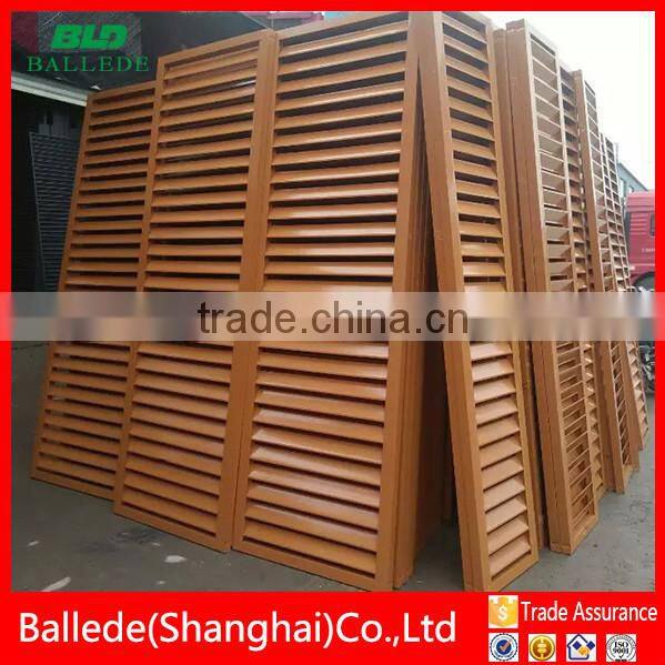custom shape wall aluminum cast fence