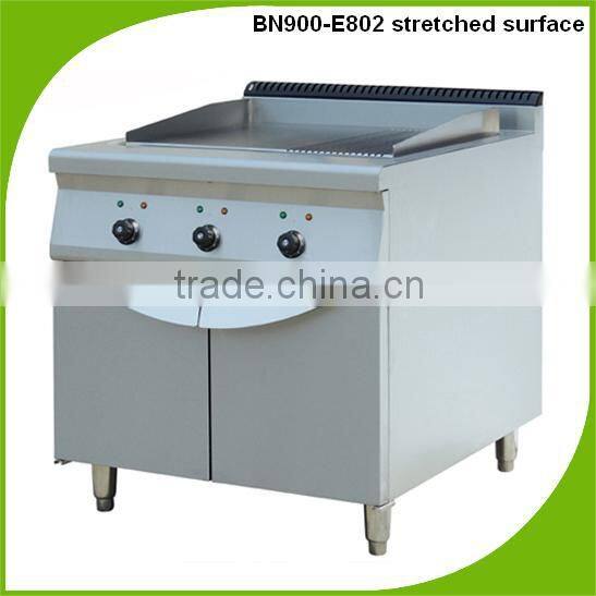 (BN900-E802L) Cosbao electric grill and griddle with digital control, stainless steel flat griddle, hotel kitchen equipment