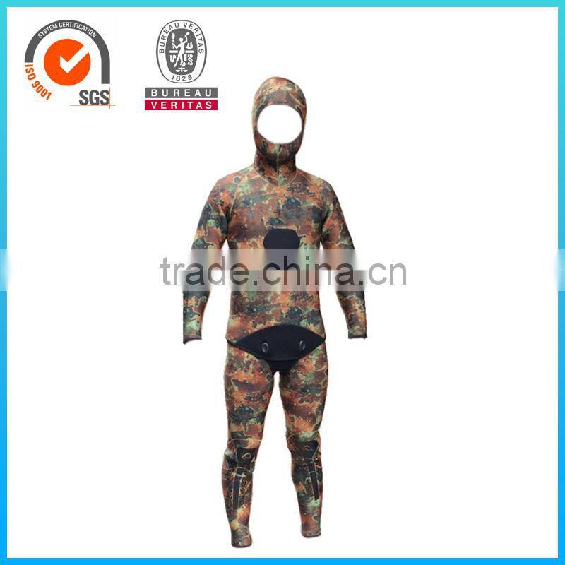 5mm Neoprene camo spearfishing suits