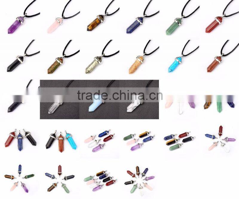 Beautiful 1pcs Green Aventurine Silver Jewelry Necklace Pendant