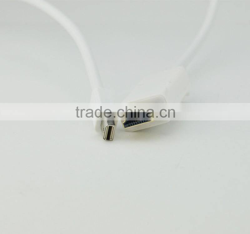 Multifuction hdmi to mini dp line for data transmission