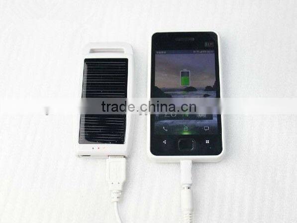 Mini 1000mAh solar handphone power bank with high quanlity
