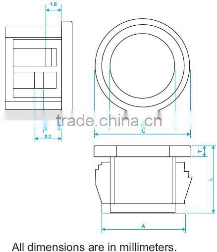 25mm bush lower arm bush nylon plastic bushing