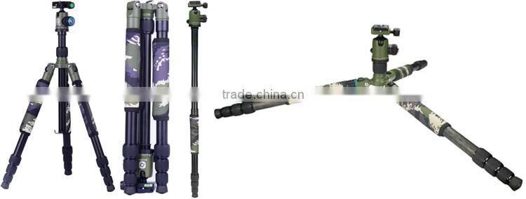 BILDPRO Best Seller Products Nature Green Tripod Camera Army Aluminum Tripod For Outdoor Photography