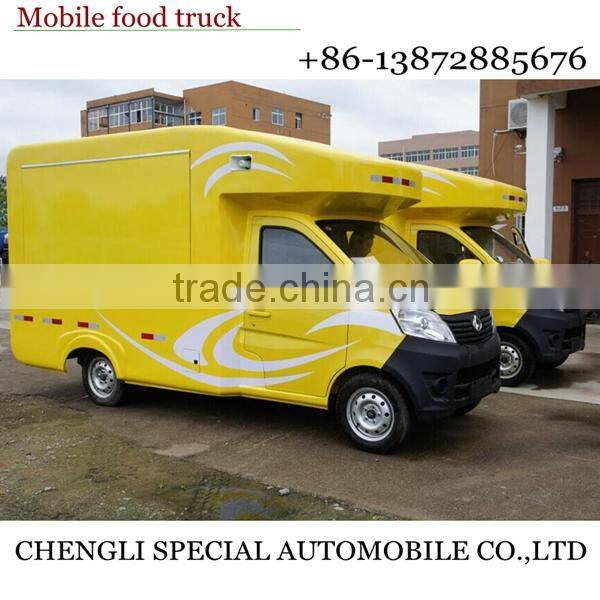 cheap ,high quality , afterservice food trucks for sale in China/mobile food truck