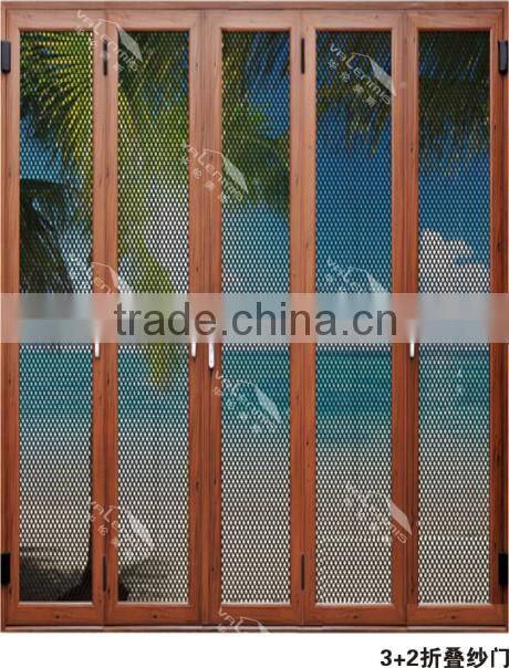 Valenmis tempered glassdoor,aluminum frame folding door/Double glazing aluminium bifold door