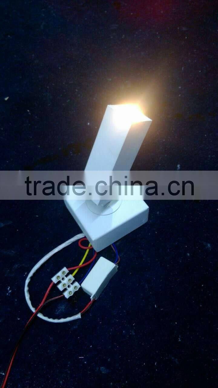 switched bedside wall light adjustable 1w 3w CRI >80