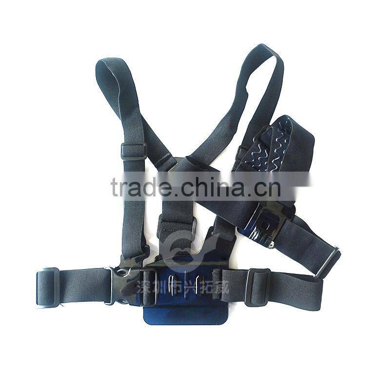 A model: chest body strap for Gopro Hero 2/3/3+/4/4 Session action camera accessory