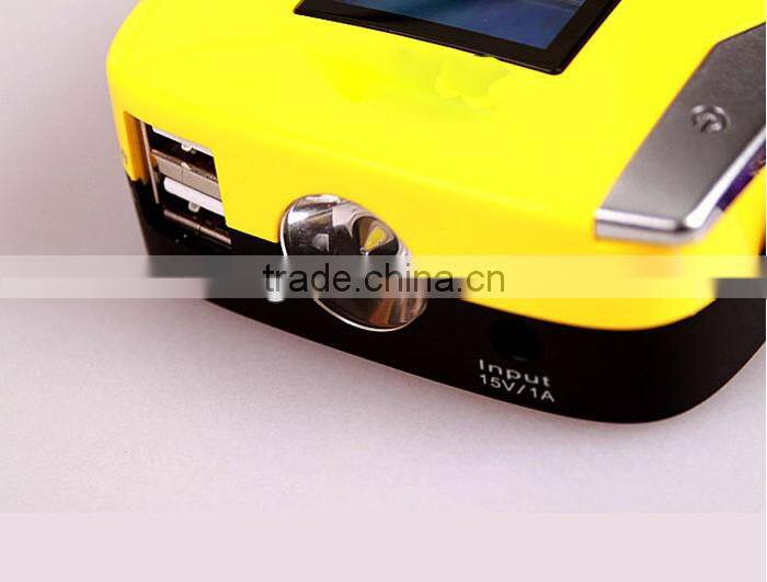 AC Car Emergency tools 12V multi function jump starter portable power bank battery
