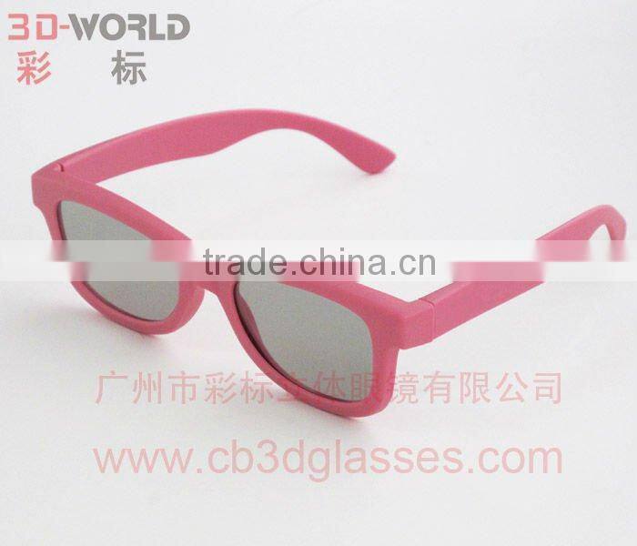 plastic real d 3D glasses for cinema