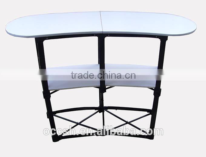 Aluminum Promotion Table Pop Up Counter Exhibition Desk