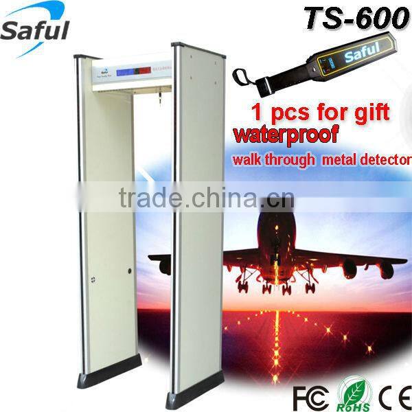 Durable structure IP55 waterproof walk through metal detector/metal detector entrance door
