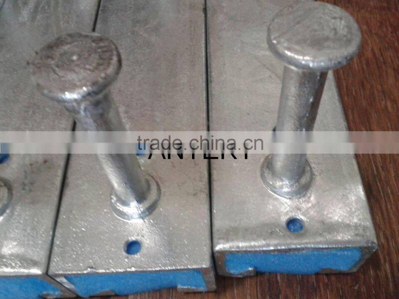 cast in anchor channel