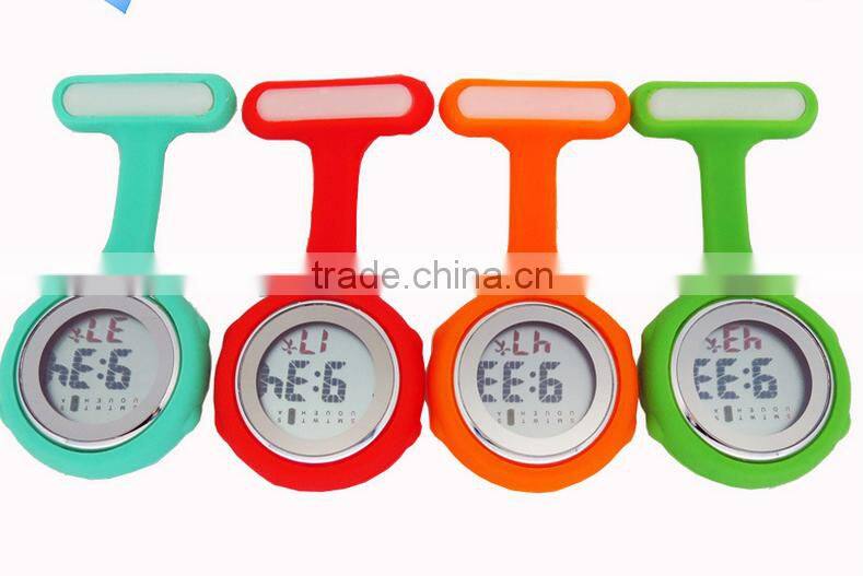 2016 OEM Promotion Wholesale Silicone Nurse Watch/Doctor Watch