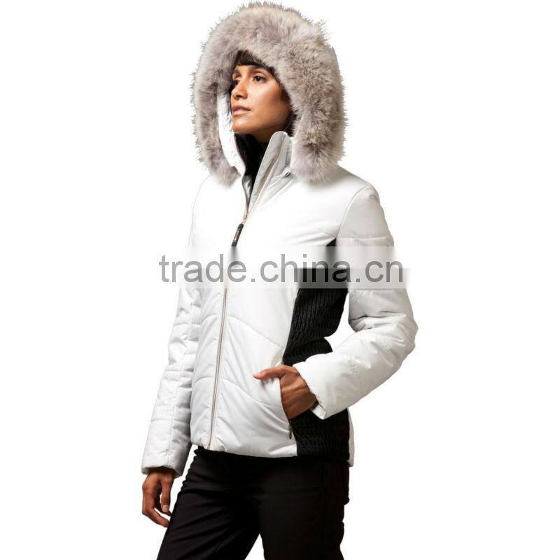 Women's Wholesale High Quality Down Coat and Jackets with faux-fur hood