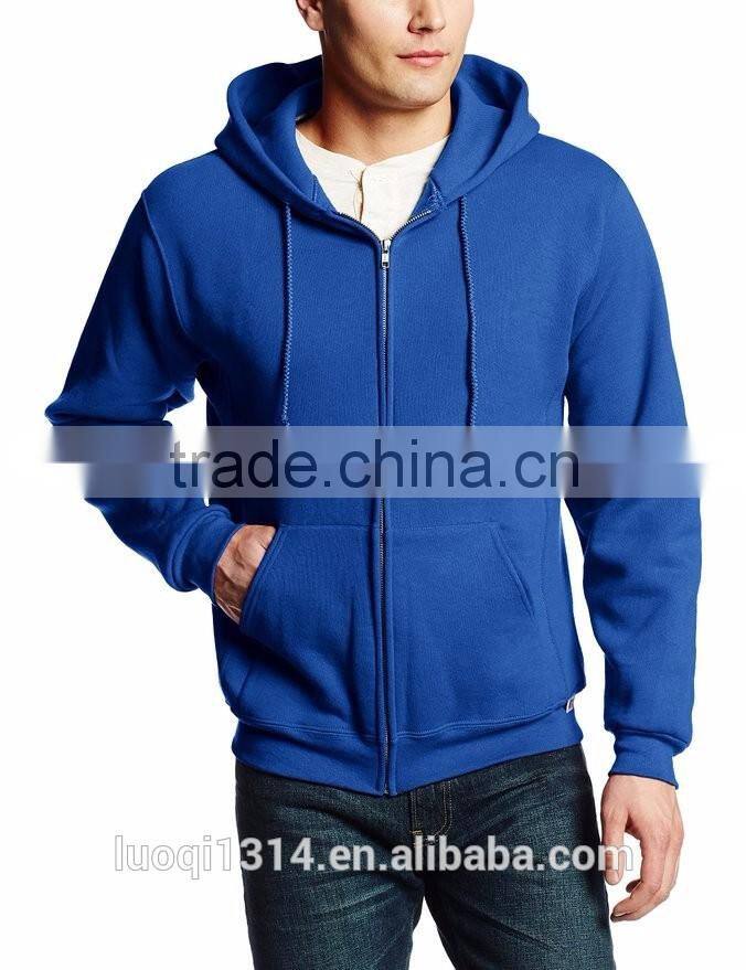 Custom men's slim fit hoodie jacket cotton fleece hoodies