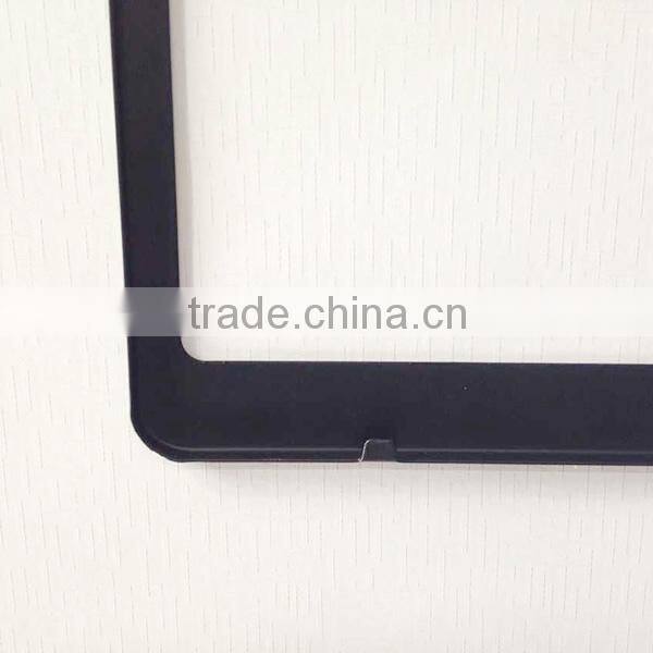 Wholesale USA standard stainless steel matt black blank car license plate frame,number plate frame