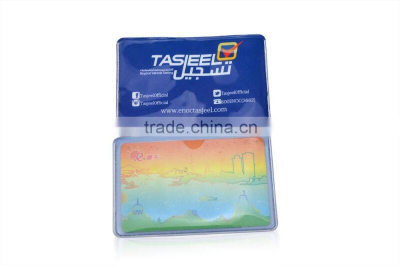 Plastic CMYK Printing Name Card Holder