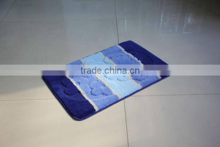 washroom floor mat with anti-slip TPR base