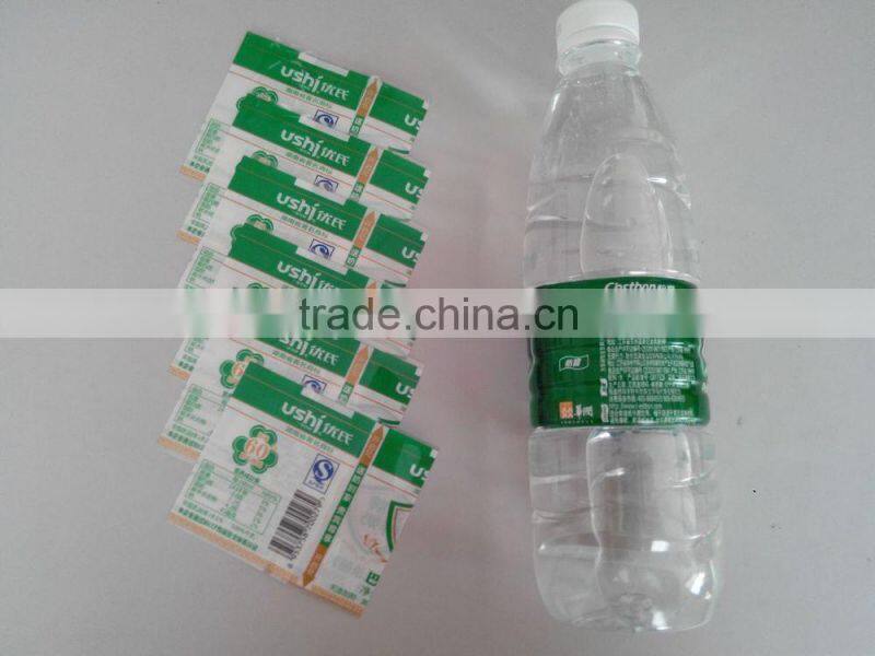 PET shrinking sleeve label, PVC shrinking sleeve label, BOPP shrinking sleeve label for bottle