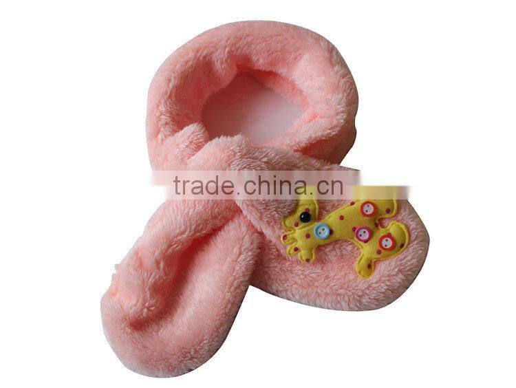 New product high quality fashion Baby fluffy warm scarf WJ-659
