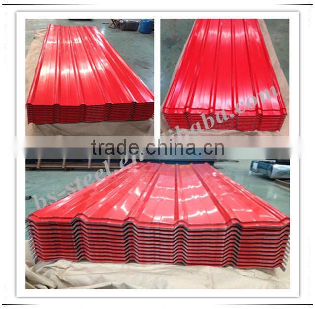 PPGL Galvanized Colored Corrugated Roofing Sheet