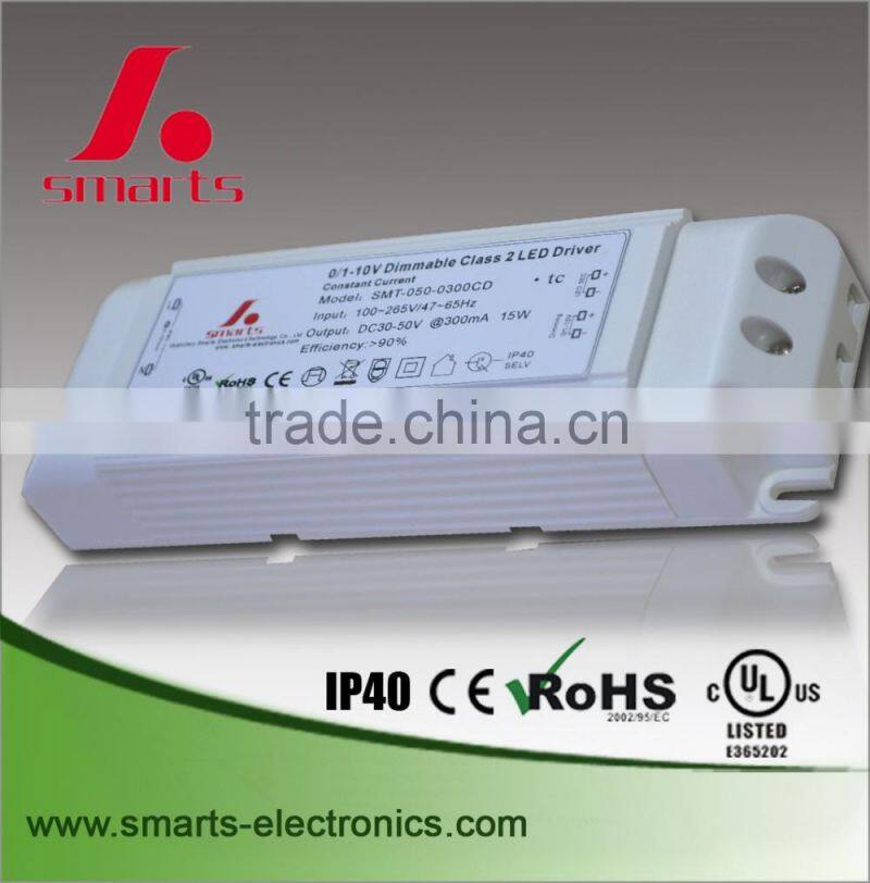 ac to dc 0-10v dimmable constant current led driver with 1-10v dimming