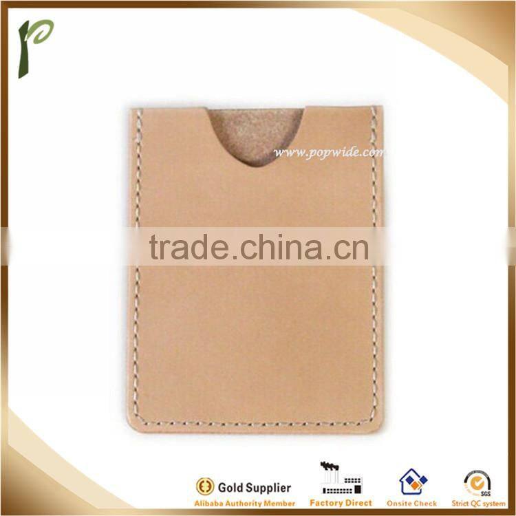 Popwide Genuine Leather/PU Card Holder with Money Click, Card Wallet, Coin Card holder organizer