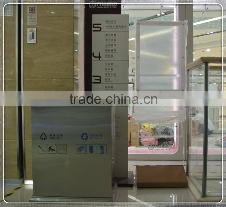 public stainless steel garbage can walmart