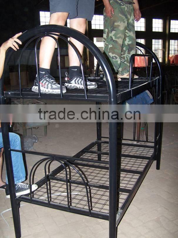 cheap metal colorful refugess bunk bed