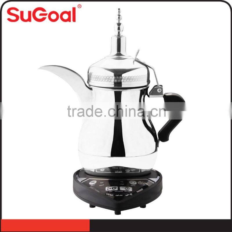 1000ml high quality stainless steel dallah coffee pot Arabic coffee maker