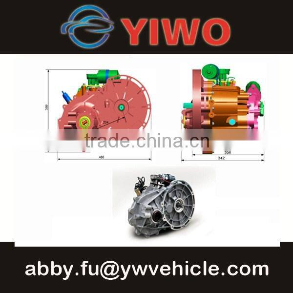 electric hybrid car differential