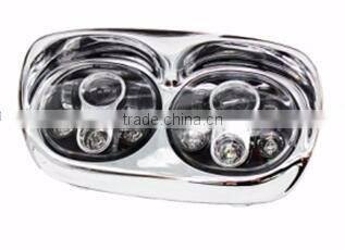 Wholesale 5.75 inch Harley Double led motorcycle headlights 5 3/4 inch Daymaker H13 H4 motorcycle led projector headlights