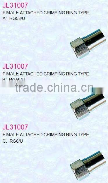 F Male Attached Grip Ring Type
