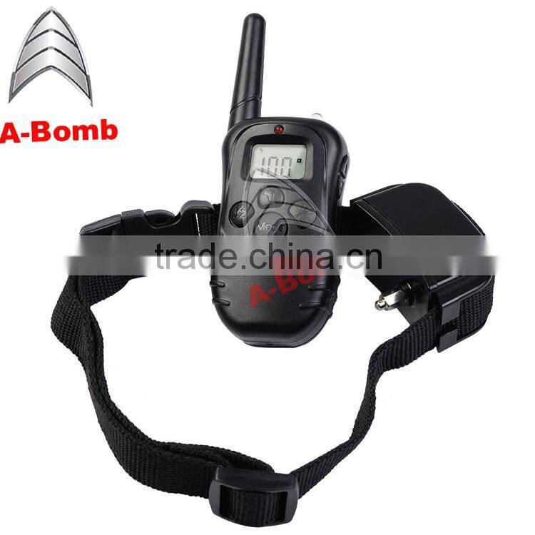 For 1 dogs 100lv shock vibra LCD display 998DR Remote Control Dog Training Collar Rechargeable Waterproof Pet Training Collar