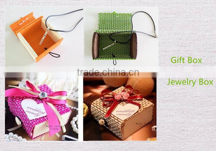 low price exquisite gift bamboo wood box for jewellery