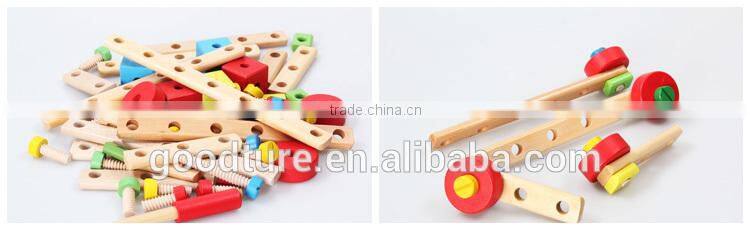 Multi Purpose Nut Combination 71 Pieces Intelligent DIY Wooden Toy