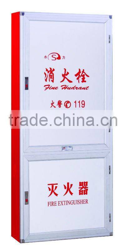 Customized high quality fire hose reel cabinet/ box for fire cabinets and extinguishers