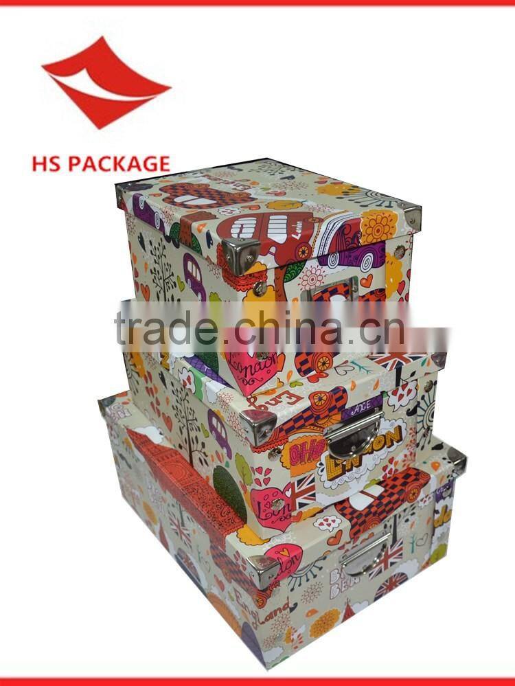 cartoon priting foldable storage box