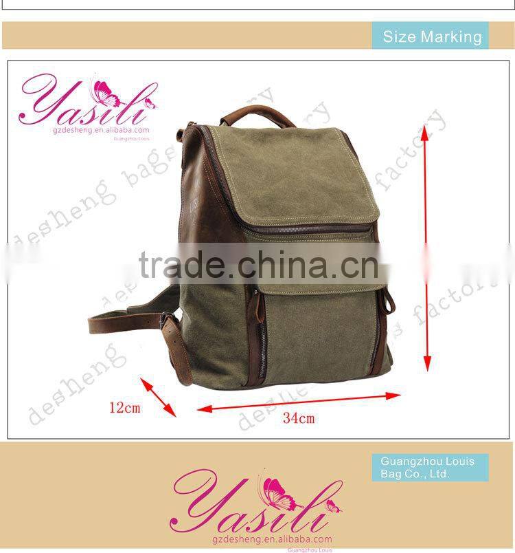 leisure sling backpack,fashionable school bags,canvas backpacks sale bag