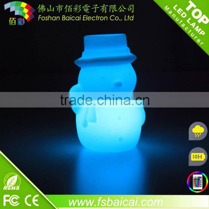 Rechargeable battery color changing cordless led table lamp BCD-548L
